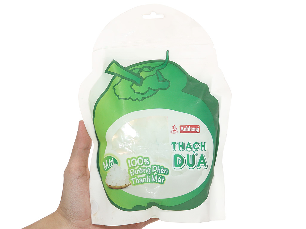 Thạch dừa Ánh Hồng bịch 900g 5