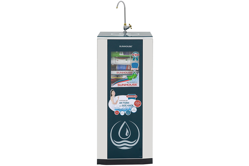 Máy lọc nước RO Sunhouse SHR88210K 10 lõi Màu Bạc