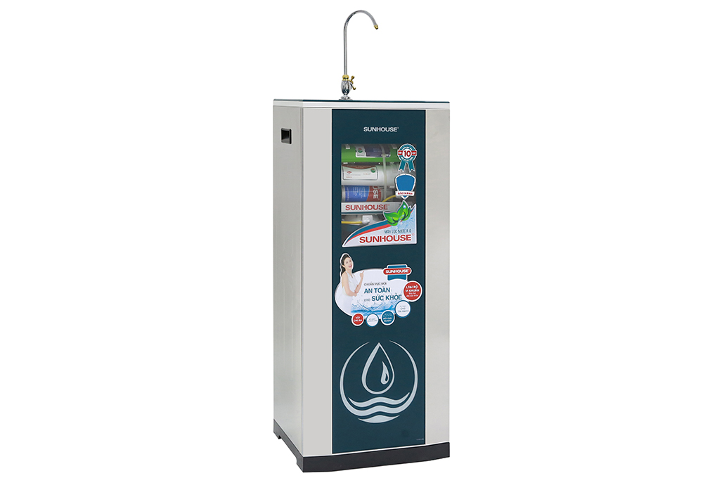 Máy lọc nước RO Sunhouse SHR88210K 10 lõi Màu Bạc