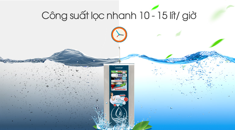 Máy lọc nước RO Sunhouse SHR8829K 9 lõi