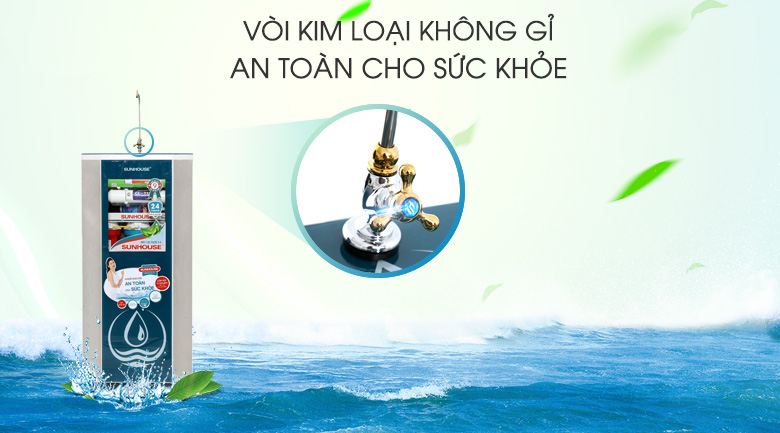 Máy lọc nước RO Sunhouse SHR8829K 9 lõi