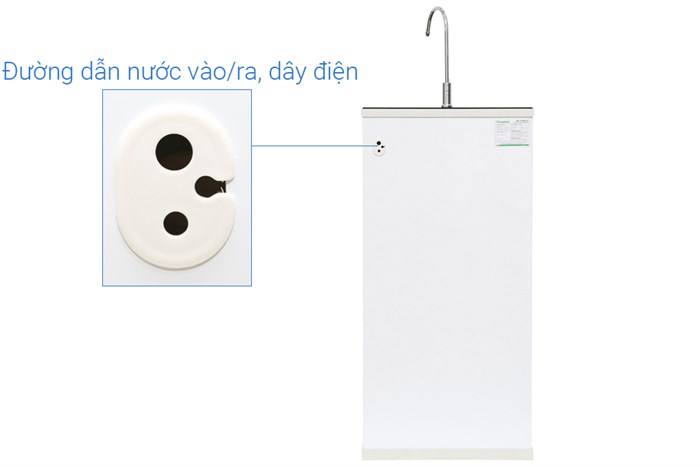 Máy lọc nước RO Hydrogen Kangaroo VTU KG100HA 9 lõi Màu Đen - Bạc