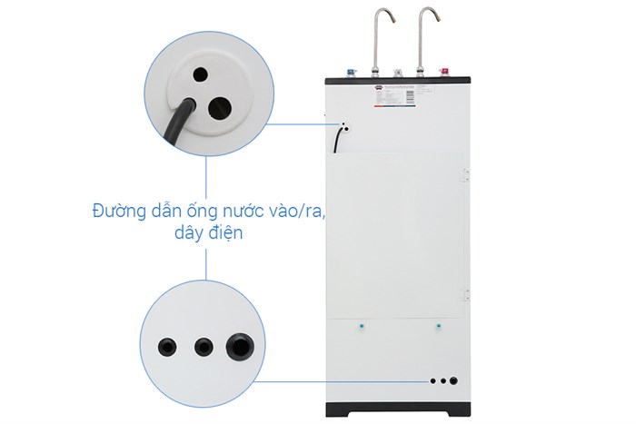 Máy lọc nước RO nóng nguội lạnh Sunhouse SHR76210CK 10 lõi Màu Đen - Xám