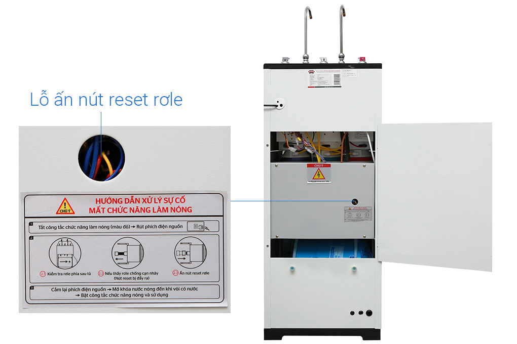 Máy lọc nước RO nóng nguội lạnh Sunhouse SHR76210CK 10 lõi - 5
