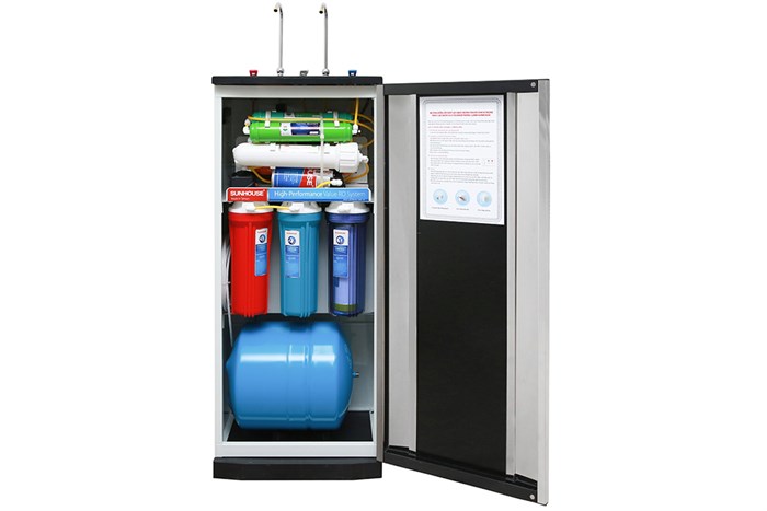 Máy lọc nước RO nóng nguội lạnh Sunhouse SHR76210CK 10 lõi Màu Đen - Xám