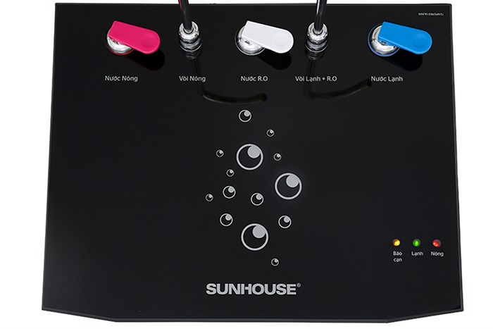 Máy lọc nước RO nóng nguội lạnh Sunhouse SHR76210CK 10 lõi Màu Đen - Xám