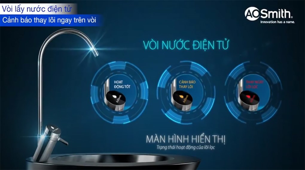 Máy lọc nước RO AOSmith AR600-C-S-1 5 lõi