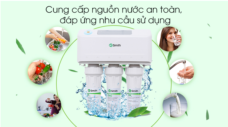 Máy lọc nước R.O AOSmith AR600-C-S-1 5 lõi chính hãng, giá tốt