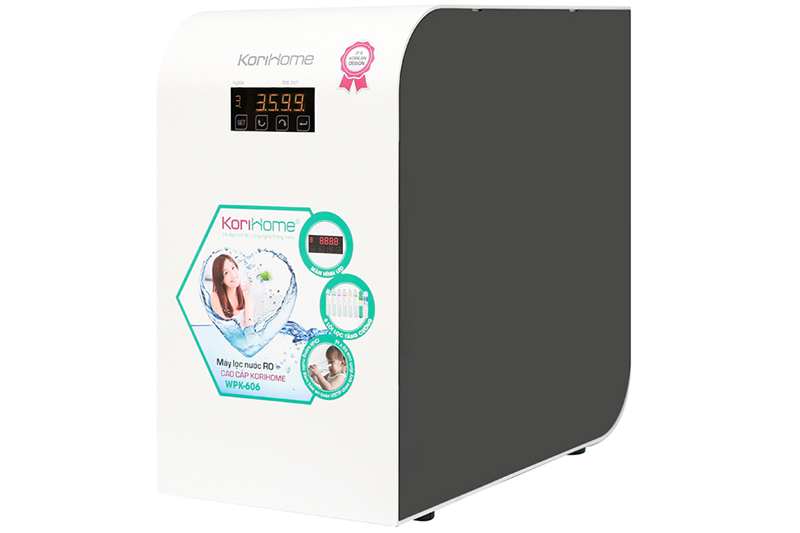 Thiết kế đẹp chuẩn Hàn Quốc - Máy lọc nước Korihome WPK-606 8 lõi
