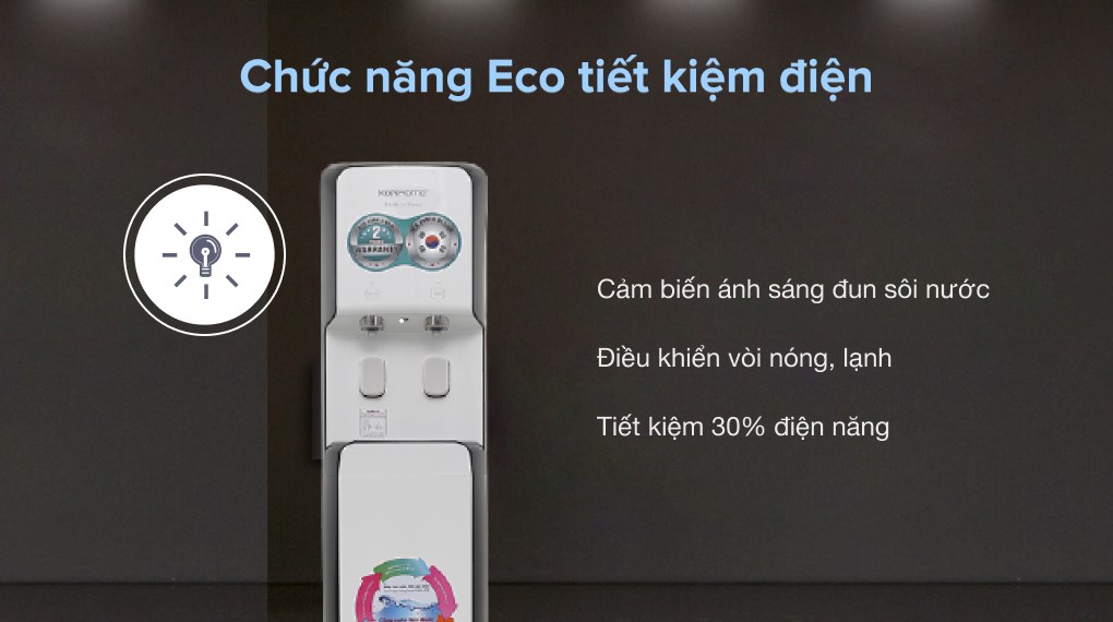 Máy lọc nước RO nóng lạnh Korihome WPK-838 5 lõi