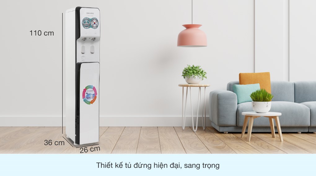 Máy lọc nước RO nóng lạnh Korihome WPK-838 5 lõi