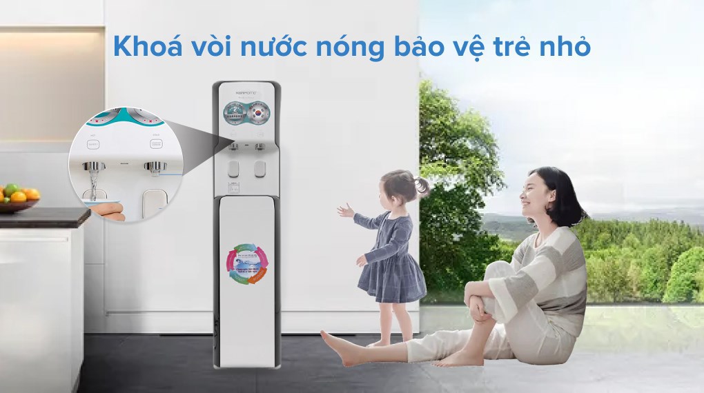 Máy lọc nước RO nóng lạnh Korihome WPK-838 5 lõi