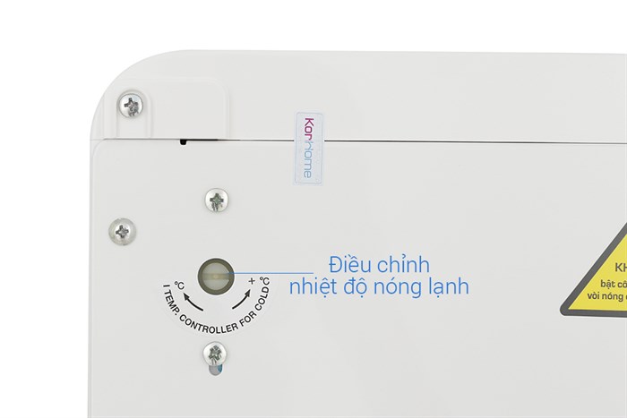 Máy lọc nước RO nóng lạnh Korihome WPK-838 5 lõi Màu Trắng - Đen