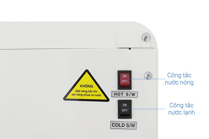 Máy lọc nước RO nóng lạnh Korihome WPK-838 5 lõi Màu Trắng - Đen