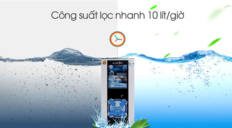 Máy lọc nước RO Karofi KSI80-A 8 lõi - 12