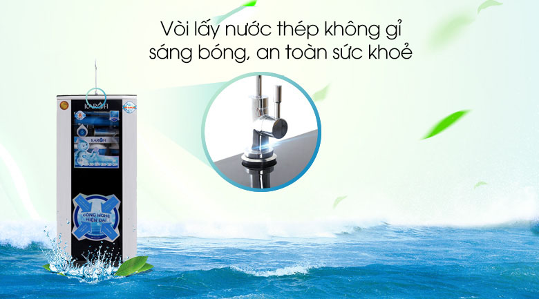 Máy lọc nước RO Karofi KSI80-A 8 lõi