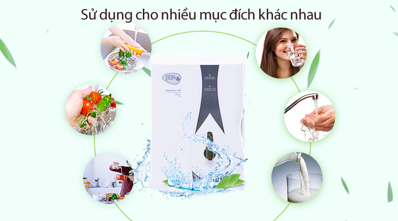 Máy lọc nước RO+MF Pureit Casa Mineral 6 lõi
