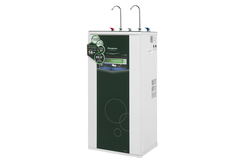 Máy lọc nước RO nóng nguội lạnh Kangaroo KG10A3 10 lõi Màu Đen - Xám