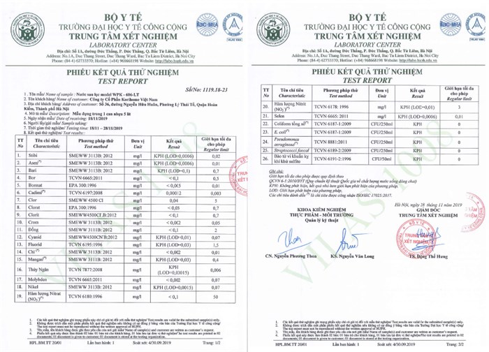 Máy lọc nước RO Korihome WPK-606-LT 6 lõi Màu Trắng