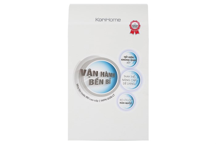Máy lọc nước RO Korihome WPK-606-LT 6 lõi Màu Trắng