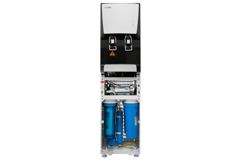 Nước lọc sạch, không lẫn tạp chất, bụi bẩn với 6 cấp lọc - Máy lọc nước tích hợp nóng lạnh Karofi HCV351-WH