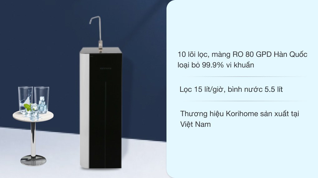 Máy lọc nước RO Korihome K-PRO WPK-G61 10 lõi