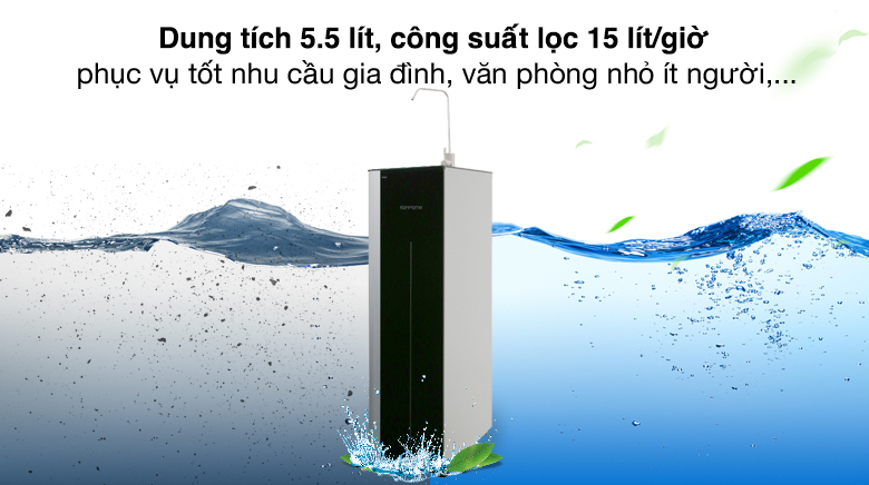 Máy lọc nước RO Korihome K-PRO WPK-G61 10 lõi - Bình chứa