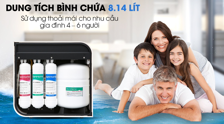 Máy lọc nước RO Korihome WPK-606-K 8 lõi