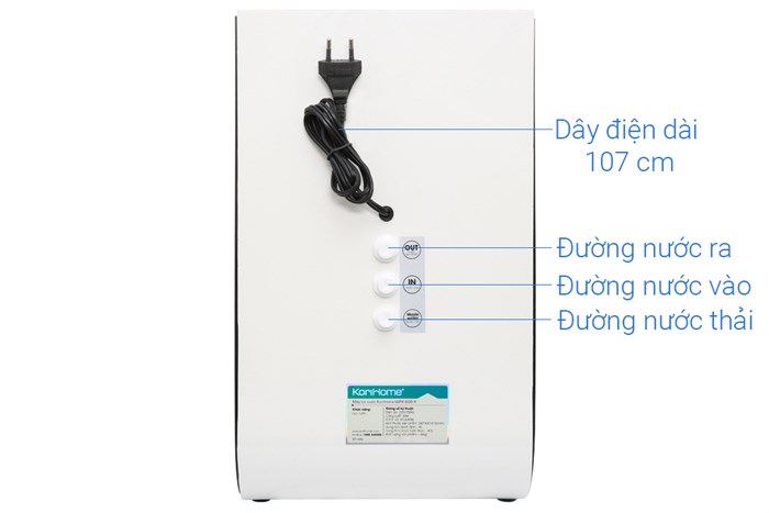 Máy lọc nước RO Korihome WPK-606-K 8 lõi Màu Trắng