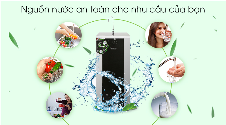 Máy lọc nước RO Kangaroo KG99A VTU 9 lõi - 12