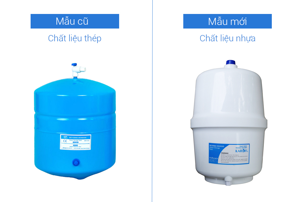 Máy lọc nước RO Karofi K8RO-H 8 lõi Màu Trắng - Đen