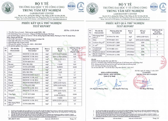 Máy lọc nước RO nóng lạnh Korihome WPK-903 7 lõi Màu Trắng