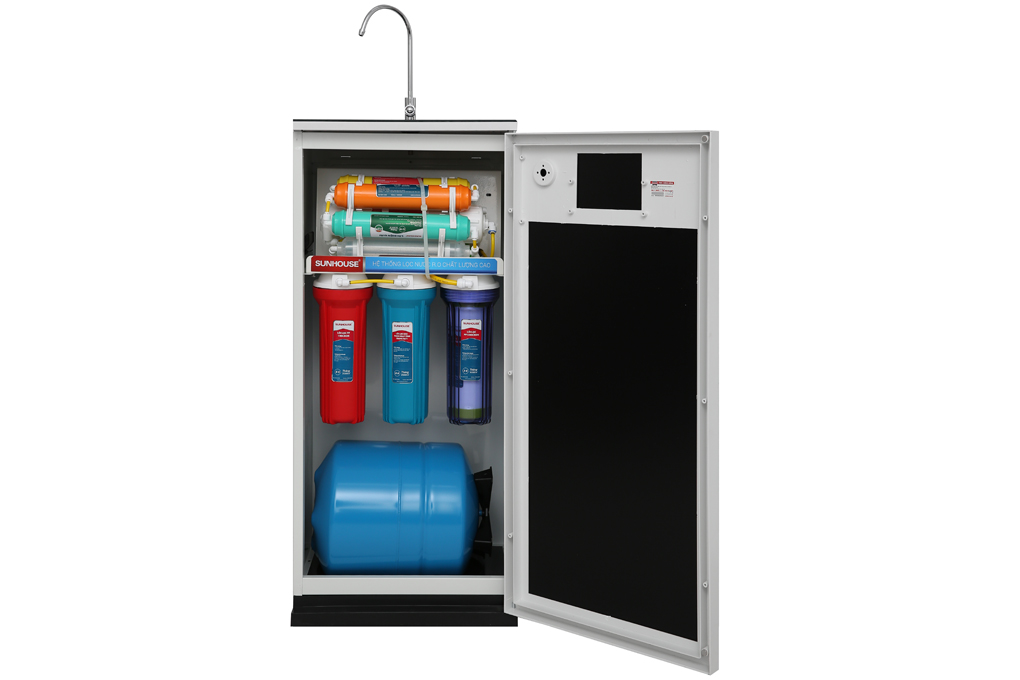 Máy lọc nước RO Sunhouse SHA88116K 10 lõi Màu Đen