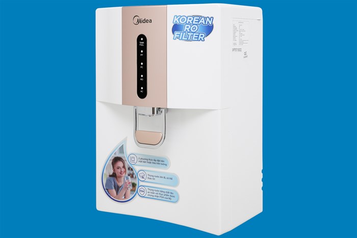Máy lọc nước RO Midea JN1742T Màu Trắng