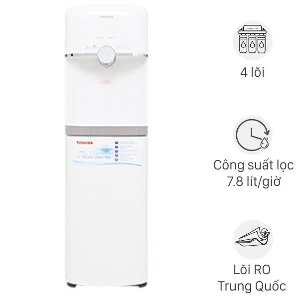 Máy lọc nước RO nóng lạnh Toshiba TWP-W1643SV(W) 4 lõi