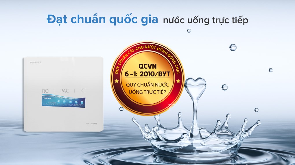 Máy lọc nước RO Toshiba TWP-N1686UV(W1) 3 lõi