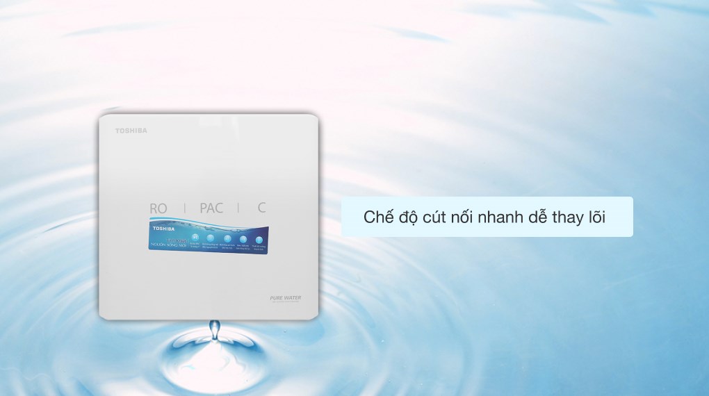 Máy lọc nước RO Toshiba TWP-N1686UV(W1) 3 lõi - 10
