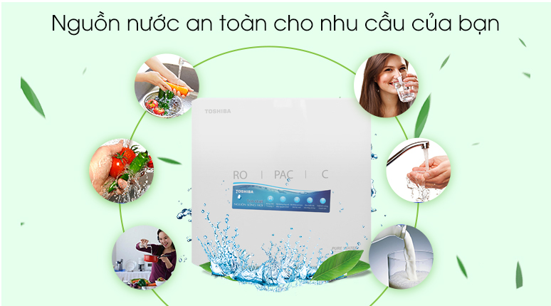 Máy lọc nước RO Toshiba TWP-N1686UV(W1) 3 lõi - 13