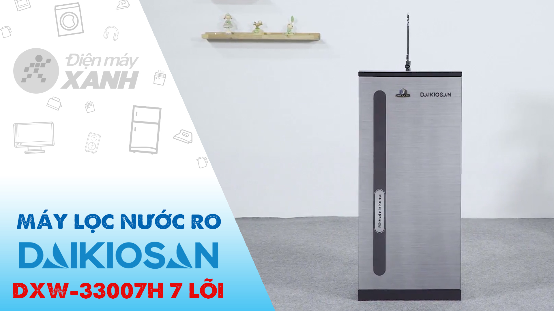 Máy lọc nước RO Daikiosan DXW-33007H 7 lõi