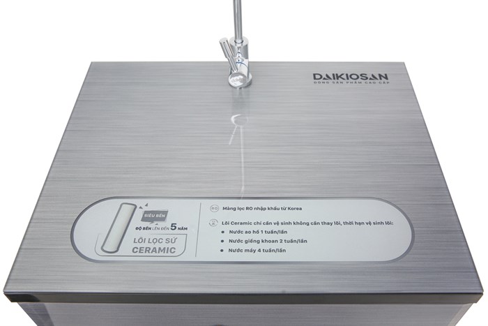 Máy lọc nước RO Daikiosan DXW-33007H 7 lõi Màu Xám