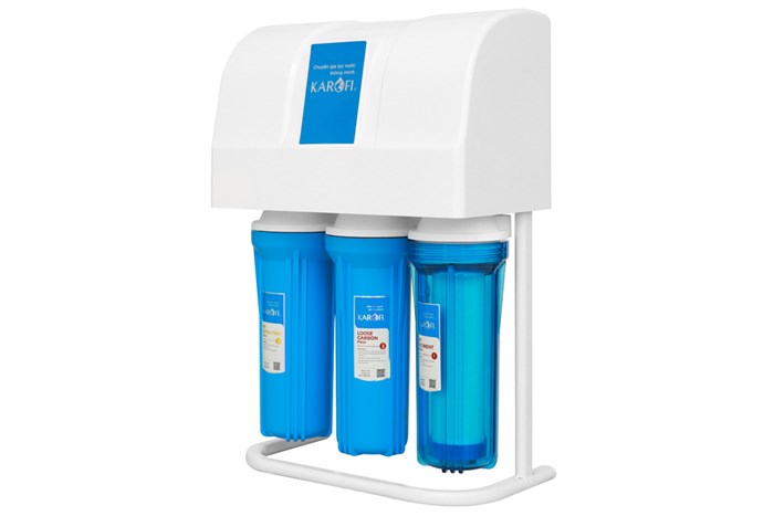 Máy lọc nước RO Karofi S-s117 7 lõi Màu Trắng - Xanh