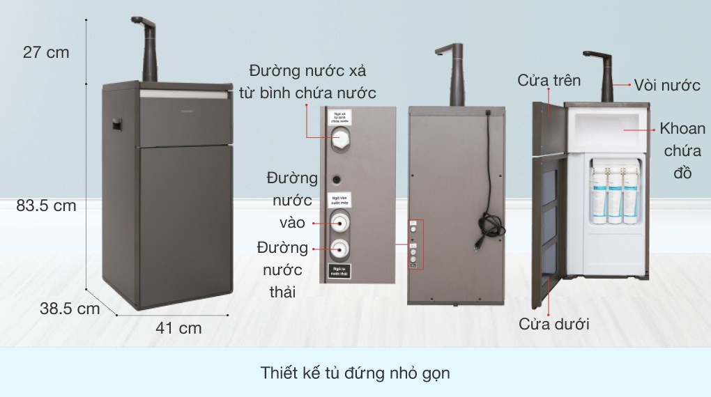 Máy lọc nước RO Toshiba TWP-N1843SV 3 lõi