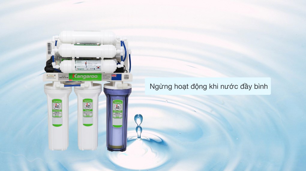 Máy lọc nước RO không vỏ Hydrogen Kangaroo KG100HQ 9 lõi