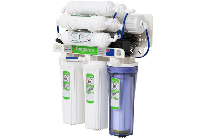 Máy lọc nước RO không vỏ Hydrogen Kangaroo KG100HQ 9 lõi Màu Trắng