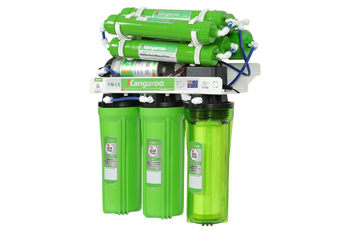 Máy lọc nước RO Kangaroo KG110 9 lõi Màu Xanh lá