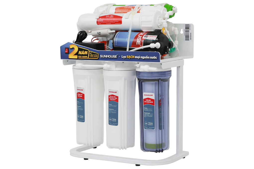 Máy lọc nước RO Sunhouse SHA88117KV 10 lõi Màu Trắng