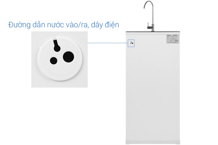 Máy lọc nước RO Kangaroo KG08G5VTU 8 lõi Màu Đen - Xám