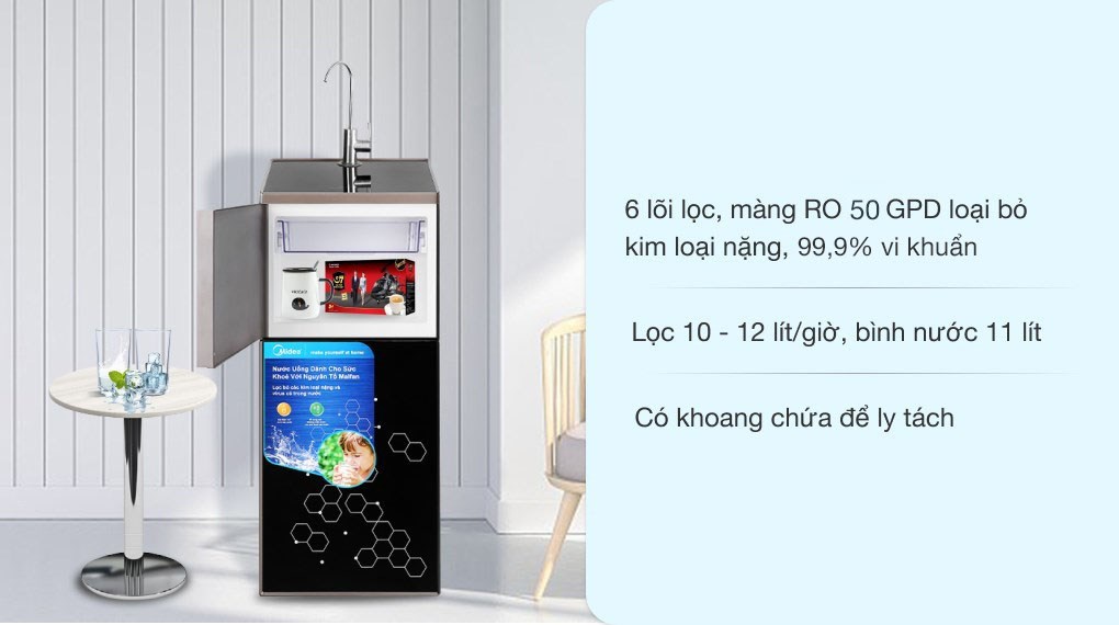 Máy lọc nước RO Midea MWP-S0620MR 6 lõi