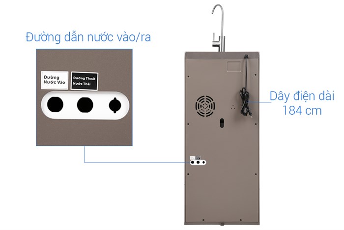 Máy lọc nước RO Midea MWP-S0620MR 6 lõi Màu Đen