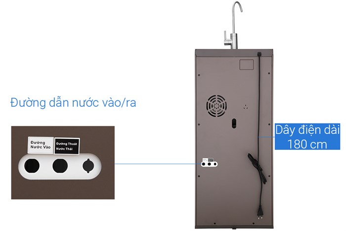 Máy lọc nước RO Midea MWP-S0920MR 9 lõi Màu Xám